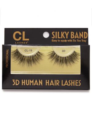 CL 3D HUMAN HAIR SILKY BAND LASH #19