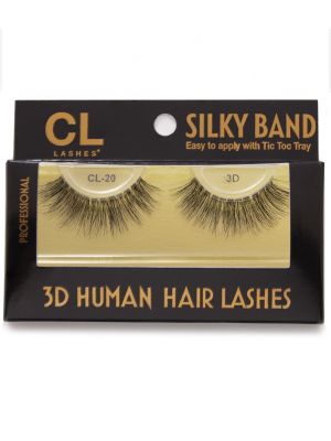 CL 3D HUMAN HAIR SILKY BAND LASH #20