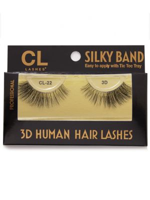 CL 3D HUMAN HAIR SILKY BAND LASH #22